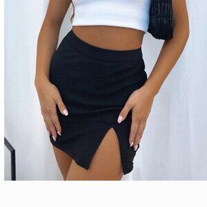 White Fox Suits You Mini Skirt in Black - XS